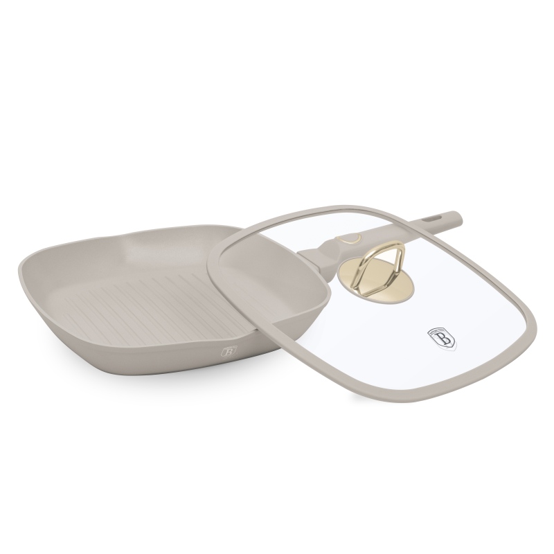 Grilovacia panvica s titánovým povrchom a vekom 28 cm Sahara Collection