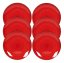 Dezertní talíře sada 6 ks 19 cm červené RUBY RED