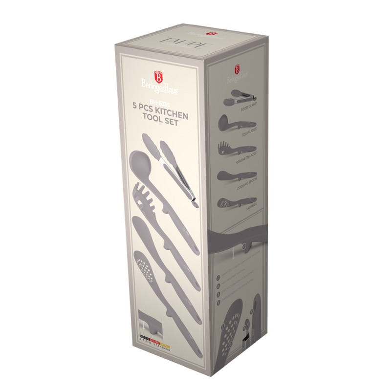 Set ustensile de bucatarie 5 buc Colectia Taupe