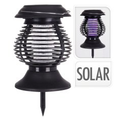 Lapač hmyzu UV solárna lampa 2v1 26 cm