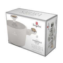 Caserolă cu suprafață din titan și capac 20 cm Sahara Nordic Collection
