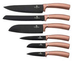 Sada nožů s nepřilnavým povrchem 6 ks Rosegold Metallic Line Sada nožů s nepřilnavým povrchem 6 ks Rosegold Metallic Line