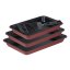 Pekáč s nepřilnavým povrchem a naběračkou MAROON sada 3 ks