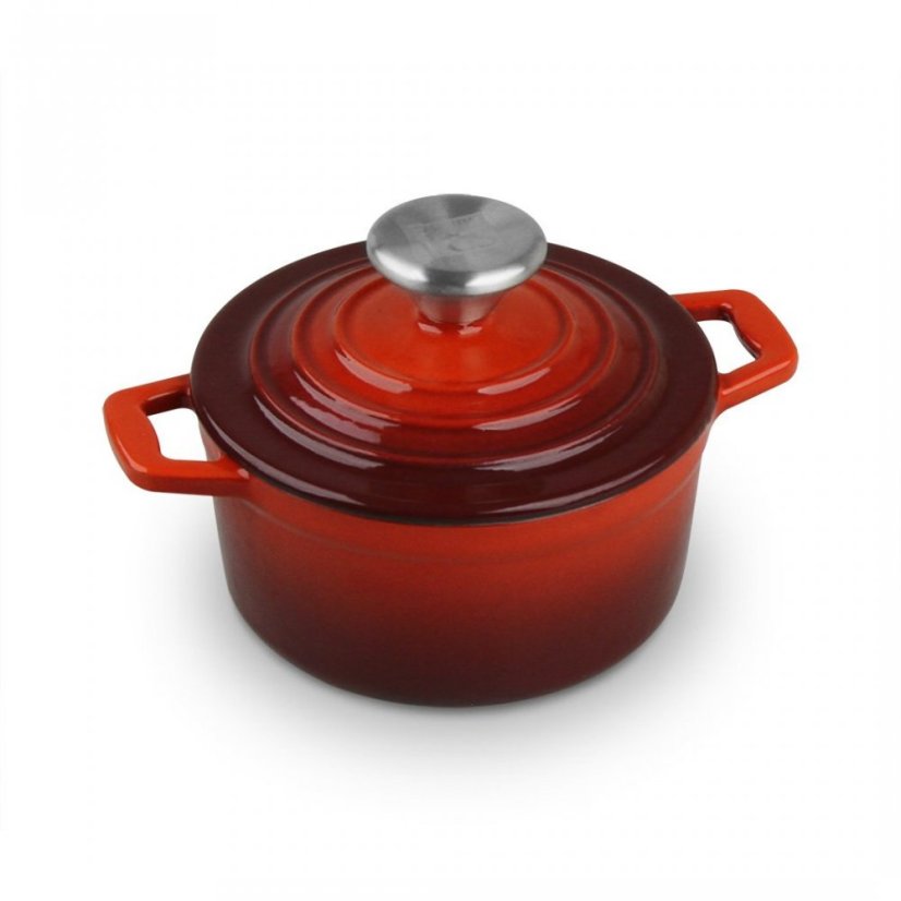 Sada nádobí litinová Xanten 7 ks červená