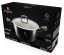 Caserola cu capac cu suprafata de marmura 20 cm Colectia Black Silver