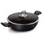 Pánev hluboká s poklicí 28 cm Black Silver Collection