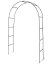 Arco de jardín para puerta de rosas 240 x 140 cm