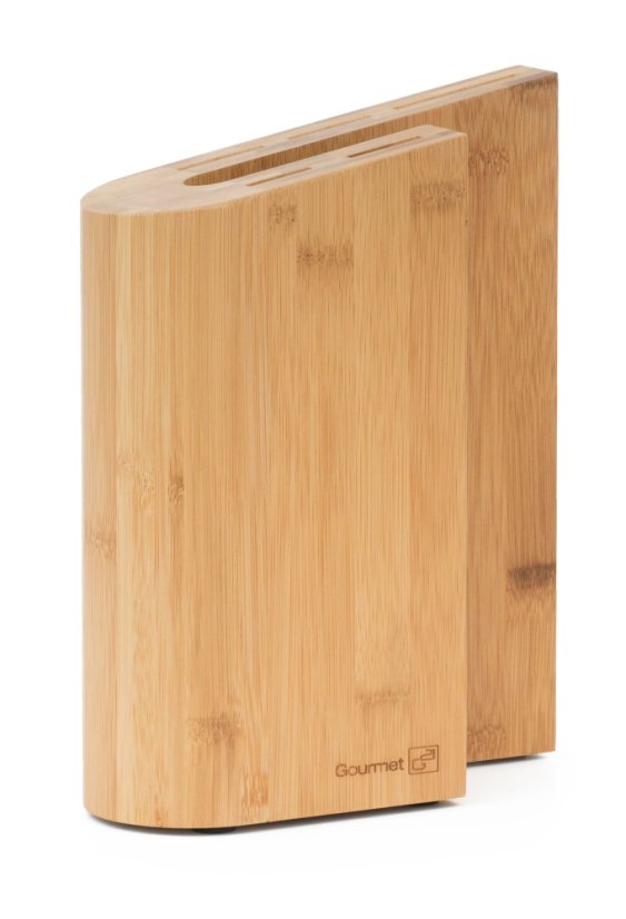 Bloc pentru cuțite G21 Gourmet, bambus pentru 5 cuțite