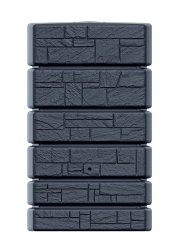 Barril Prosperplast TOWER STONE antracita 500l