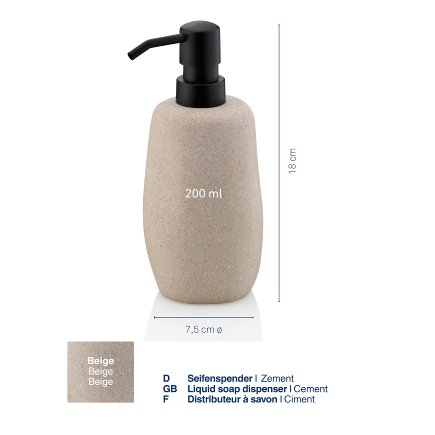 Dávkovač mýdla RODA kámen béžová