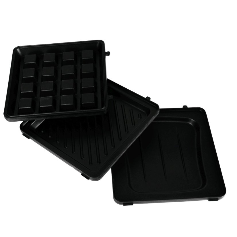 3 în 1 sandwich maker cu plăci detașabile Black Rose Collection