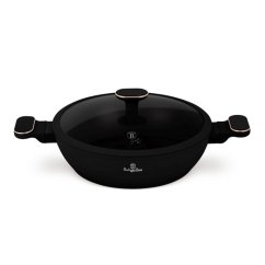 Pánev hluboká s titanovým povrchem a poklicí 28 cm Black Rose Collection