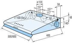 OP 640 X Odsavač par – vhodný i do panelových domů