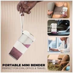Přenosný smoothie mixér USB-C Cream Gold Collection