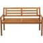 Banco de jardín 120 x 57 x 75 cm acacia