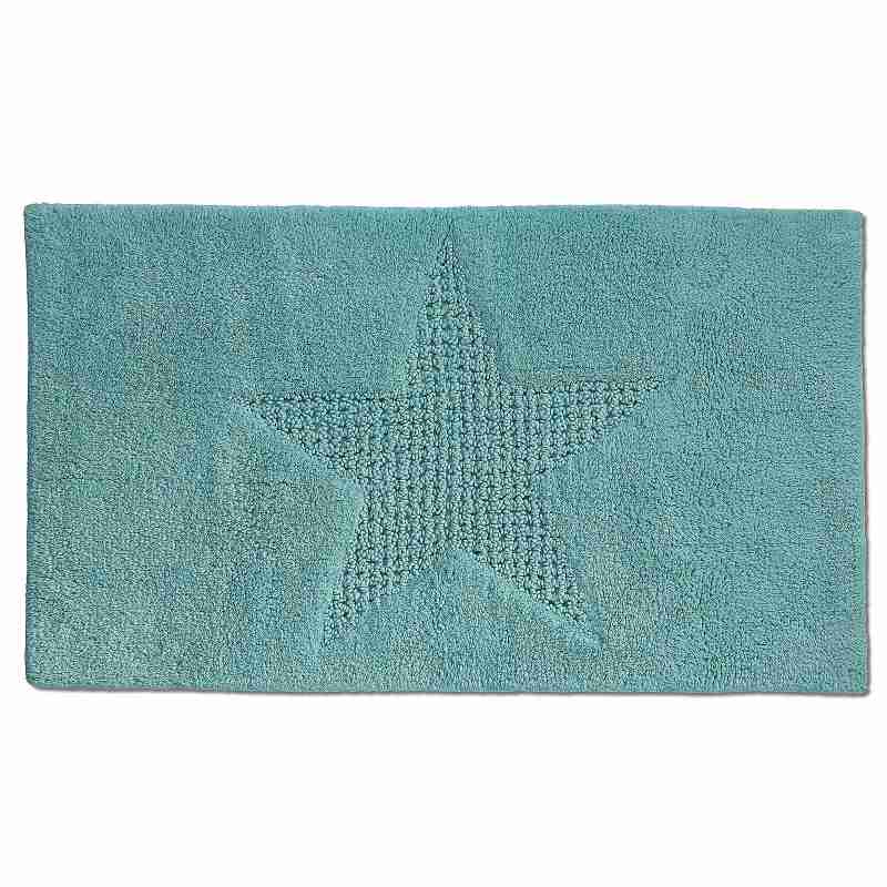 Alfombra de baño LINDANO 70x120 cm menta
