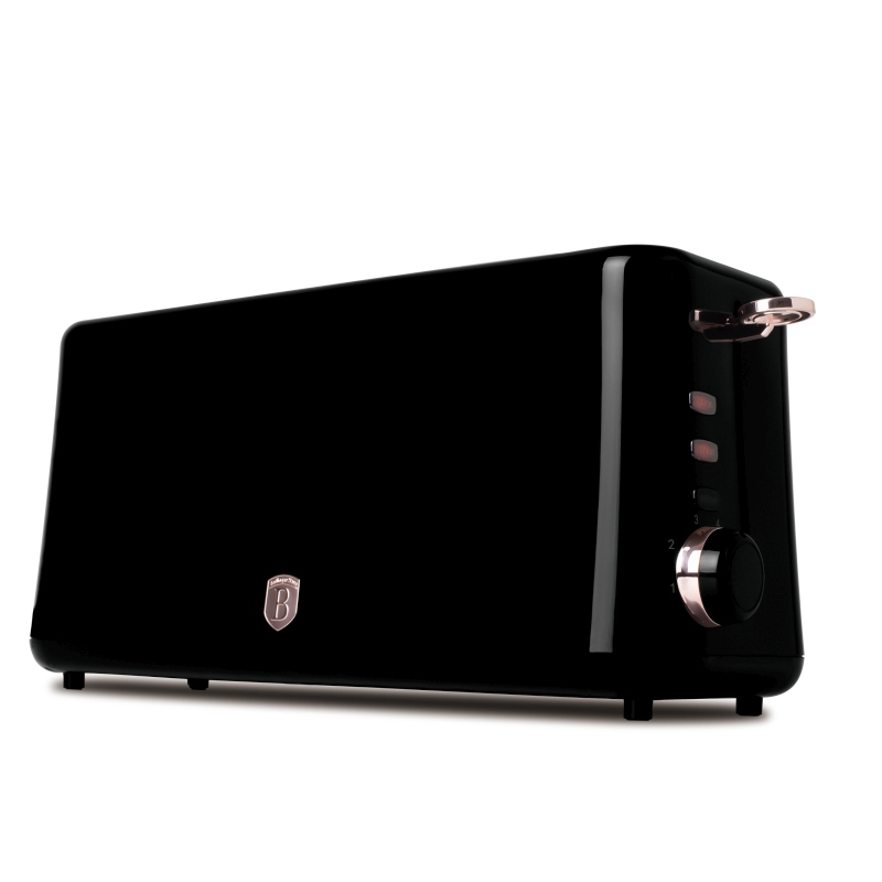Topinkovač nerez 980W s dlouhým slotem Black Rose Collection