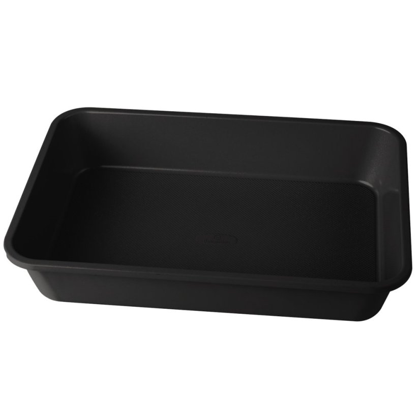 Bandeja de horno con superficie de titanio Colección Negro Mate 40x28,5x7 cm