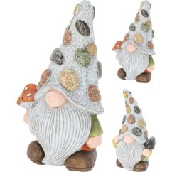 Pitic decorativ de grădină cu ciupercă 23 cm