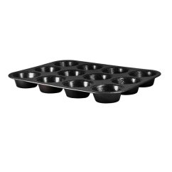Forma na muffiny s nepřilnavým povrchem 12 ks Black Rose Collection