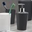 Pahar MARTA plastic gri H 11cm / L 8cm