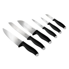 Set de cuțite din oțel inoxidabil 6 piese Matte Black Collection Set de cuțite din oțel inoxidabil 6 piese Matte Black Collection