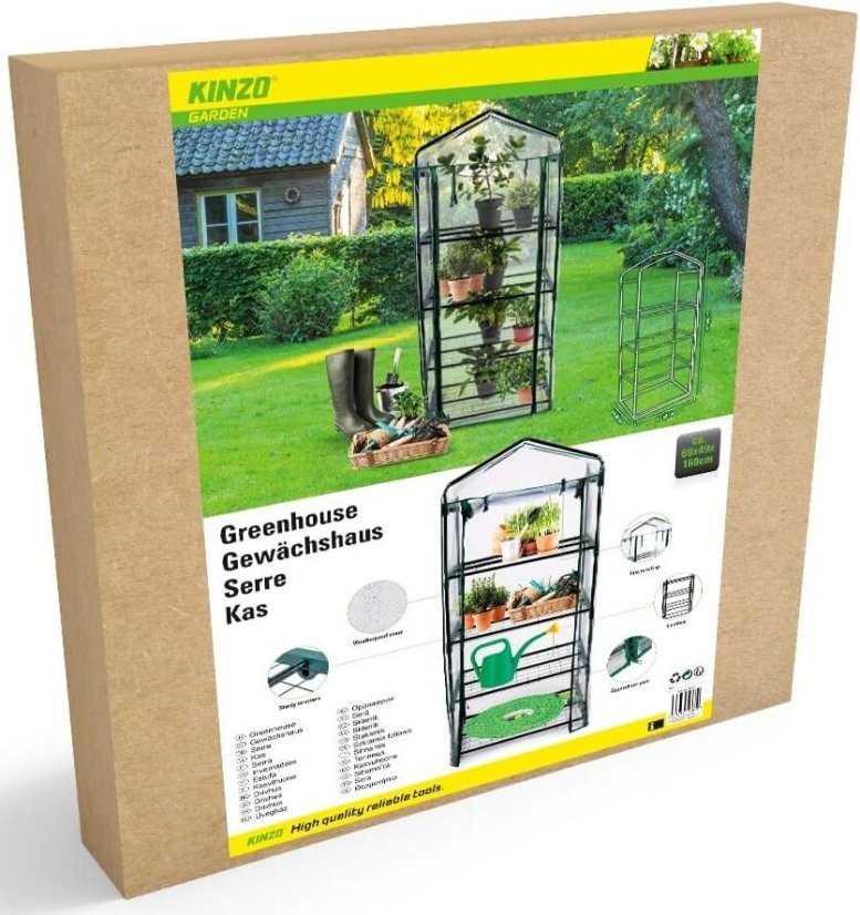 Brad de gradina folio 4 rafturi 69x49x160 cm