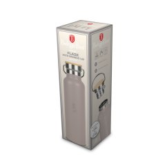 Termoska lahev s dvojitou stěnou nerez 0,6 l Taupe Collection