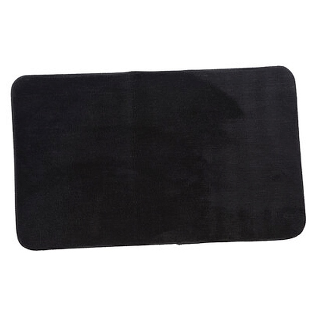 Alfombrilla de baño 75 x 45 cm negra