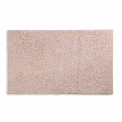 Alfombra de baño Maja 100x60 cm poliéster rosa viejo