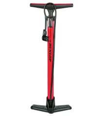 Pompă de podea pentru biciclete și mingi, roșie, 180 PSI