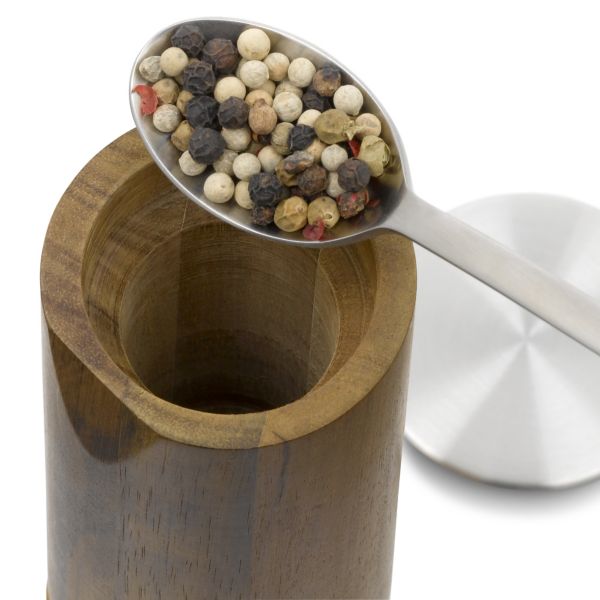 Mlýnek na pepř a sůl KAURI Akát 13 cm
