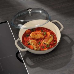 Hluboká pánev litinová CALIDO 28 cm 3,8 l šedá