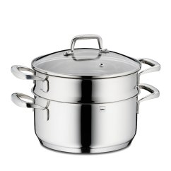 Hrnec napařovací s poklicí nerez 18/10 FLAVORIA 20 cm sada 3 ks Hrnec napařovací s poklicí nerez 18/10 FLAVORIA 20 cm sada 3 ks