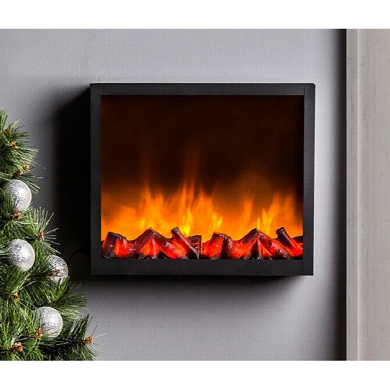 Elektrický krb s LED plameny 41x25cm