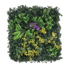 Umělá zelená stěna G21 Listo Herb, 50x50 cm