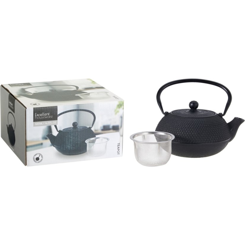 Čajník liatinový 500 ml