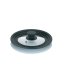 Capac din sticlă cu margine din silicon Concetta negru 12-14-16 cm Capac din sticlă cu margine din silicon Concetta negru 12-14-16 cm