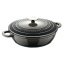Caserolă cu suprafață ceramică și capac EXCALIBUR 24 cm gri