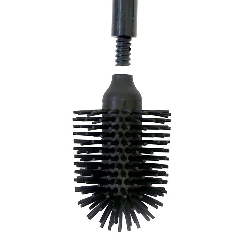 WC štětka La Brosse plast světle černá