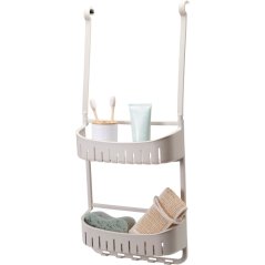 Raft suspendat pentru baie cu ventuze bej