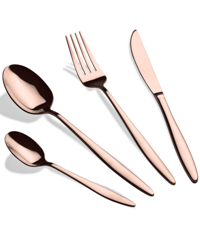 Sada příborů 24 ks Rosegold Metallic Line