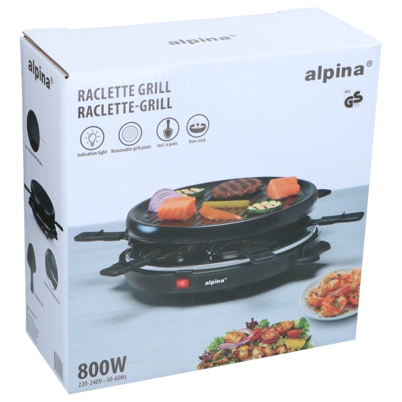 Elektrický raclette gril 800W