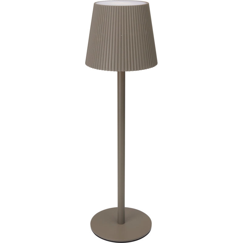 Stolní LED lampa 36 cm taupe šedá