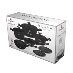 Sada nádobí s titanovým povrchem 10 ks Black Rose Collction