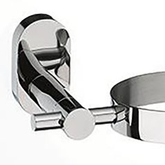 Držák fénu LUCIDO ušlechtilá ocel O9cm x 14cm, úchyt 6cmx11cm