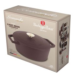 Pekáč litinový s poklicí 24 cm Leonardo Collection