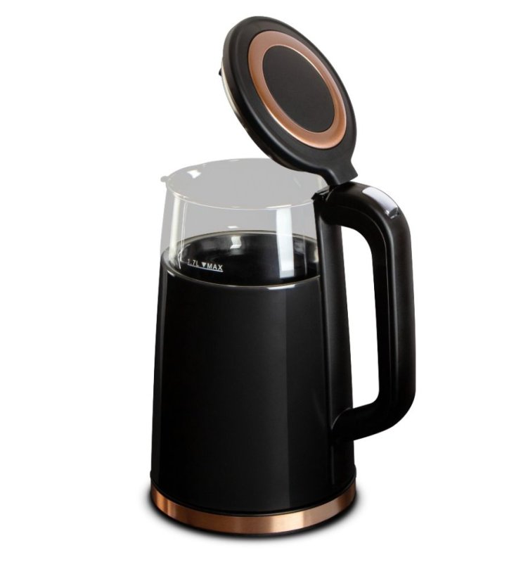 Rychlovarná konvice s regulací teploty digitální 1,7 l Black Rose Collection