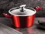 Kastrol s mramorovým povrchem a poklicí 20 cm Burgundy Metallic Line