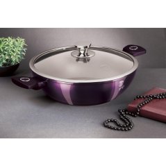 Pánev WOK s titanovým povrchem 30 cm Purple Eclipse Collection